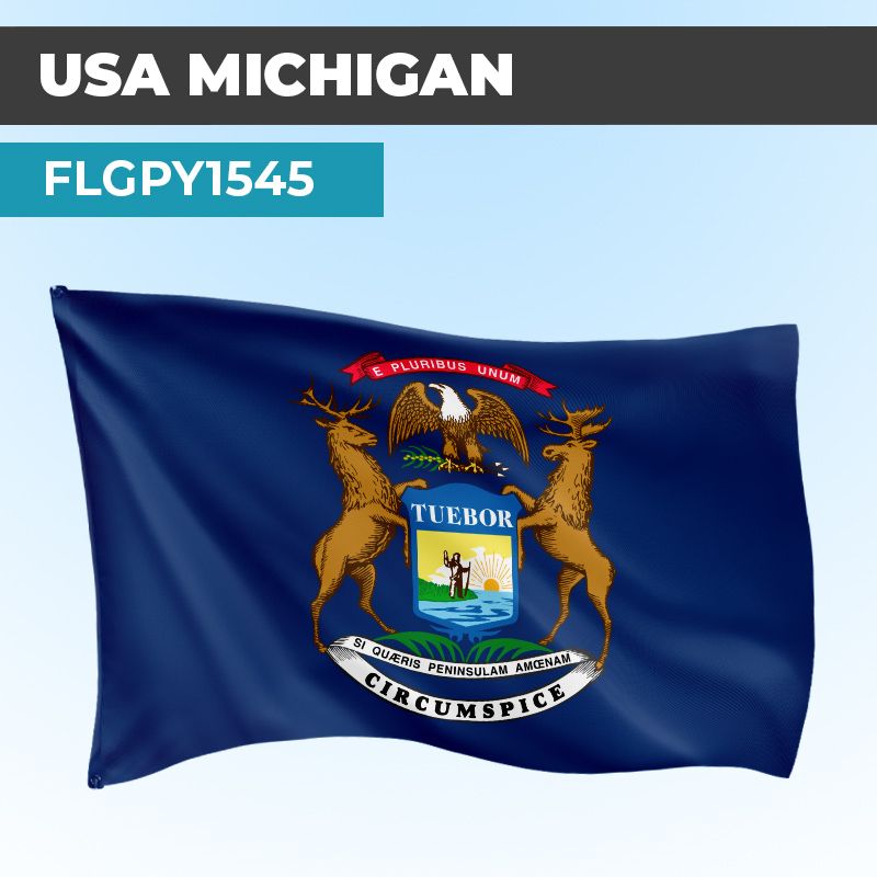 Drapeau MICHIGAN | Pavillon | États Américains