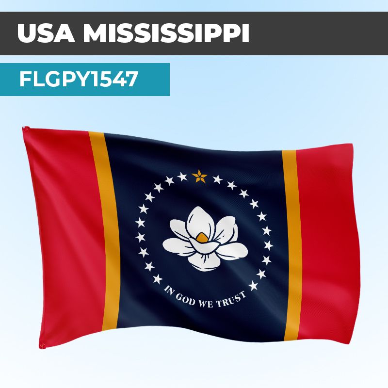 Drapeau MISSISSIPPI | Pavillon | États Américains