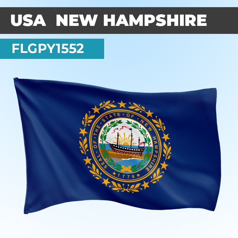 Drapeau NEW HAMPSHIRE | Pavillon | États Américains