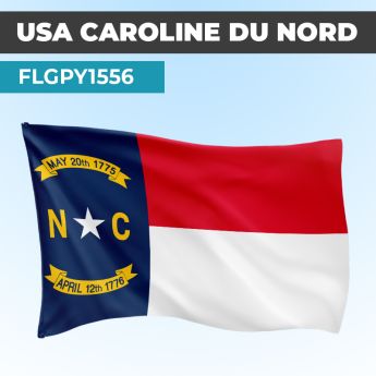 Drapeau CAROLINE DU NORD | Pavillon | États Américains
