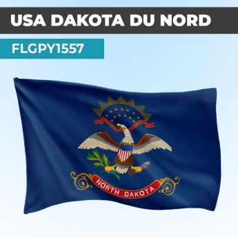 Drapeau DAKOTA DU NORD | Pavillon | États Américains