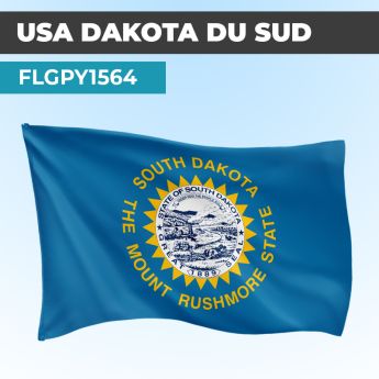 Drapeau DAKOTA DU SUD | Pavillon | États Américains