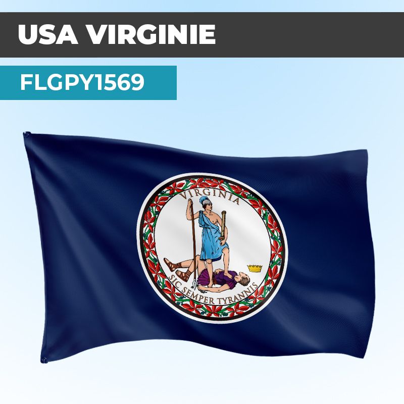 Drapeau VIRGINIE | Pavillon | États Américains