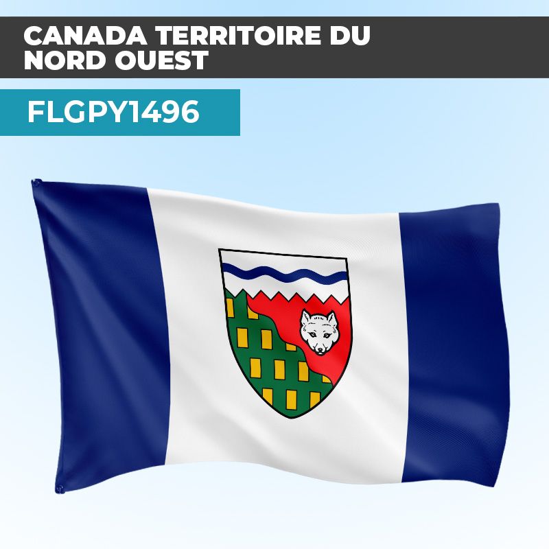 Drapeau TERRITOIRE DU NORD OUEST | Pavillon | Provinces Canadiennes