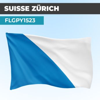 Drapeau ZÜRICH | Pavillon | Cantons Suisses