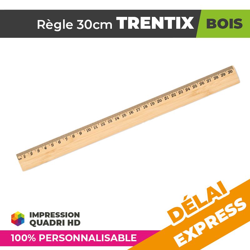 Règle 30cm Personnalisée | TRENTIX