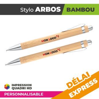 Stylo Personnalisé en Bambou | ARBOS