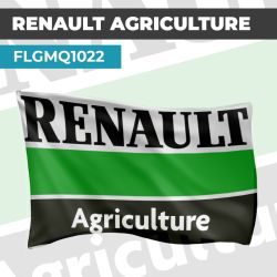 Drapeau RENAULT AGRICULTURE SANS LOGO | Pavillon | Marque et Logo Automobile