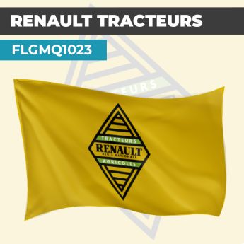 Drapeau RENAULT TRACTEURS | Pavillon | Marque et Logo Automobile