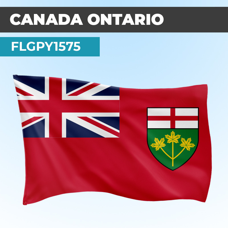 Drapeau ONTARIO | Pavillon | Provinces Canadiennes