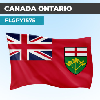 Drapeau ONTARIO | Pavillon | Provinces Canadiennes