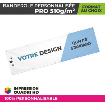 Banderole personnalisée professionnelle