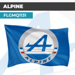 Drapeau ALPINE Bleu |...