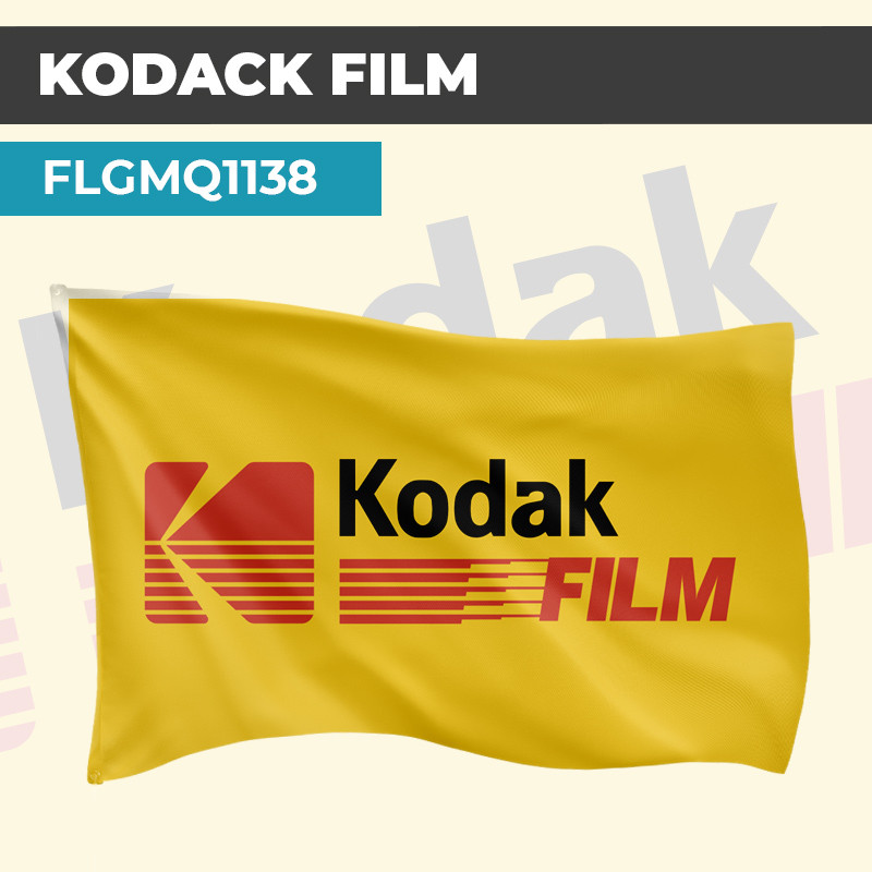Drapeau KODAK FILM | Pavillon | Marque et Logo Vintage