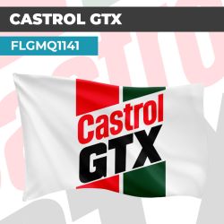 Drapeau CASTROL GTX SIMPLE | Pavillon | Marque Huile Automobile