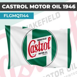 Drapeau CASTROL MOTOR OIL 1946 | Pavillon | Marque Huile Automobile