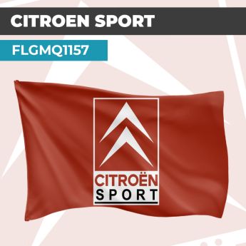 Drapeau CITROËN SPORT VINTAGE | Pavillon | Marque Automobile