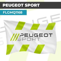 Drapeau PEUGEOT SPORT | Pavillon | Marque Automobile