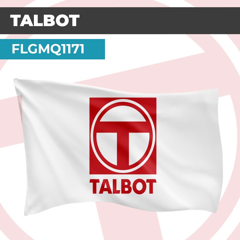 Drapeau TALBOT VERTICAL | Pavillon | Marque Automobile