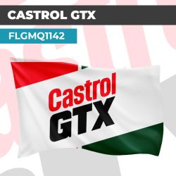 Drapeau CASTROL GTX GRAND PLAN | Pavillon | Marque Huile Automobile
