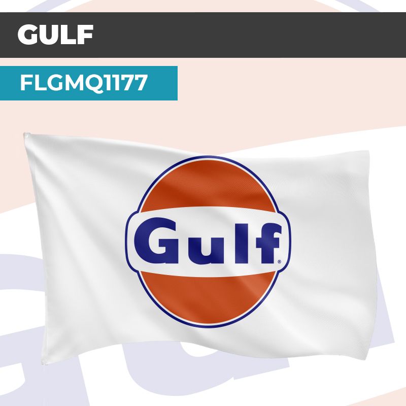Drapeau GULF | Pavillon | Marque de Combustible