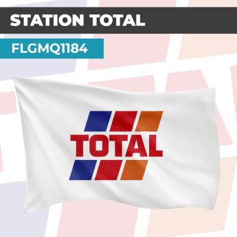 Drapeau TOTAL | Pavillon | Marque de Combustible