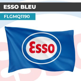 Drapeau ESSO BLEU | Pavillon | Marque de Combustible