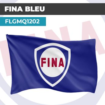 Drapeau FINA BLEU | Pavillon | Marque de Combustible