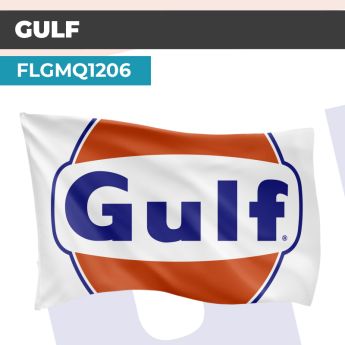 Drapeau GULF | Pavillon | Marque de Combustible