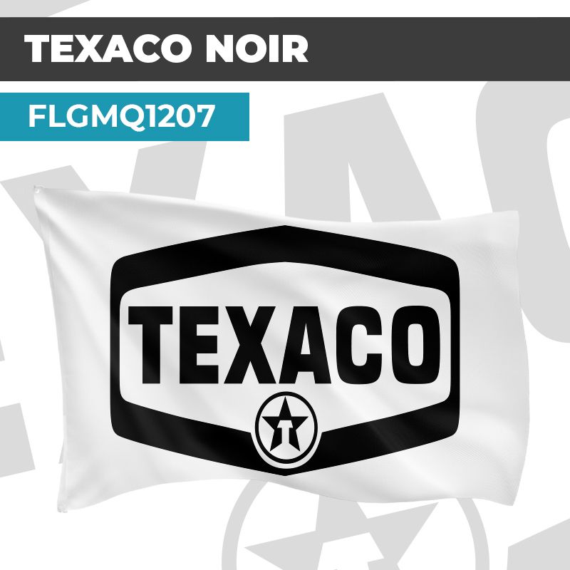 Drapeau TEXACO FOND BLANC | Pavillon | Marque de Combustible
