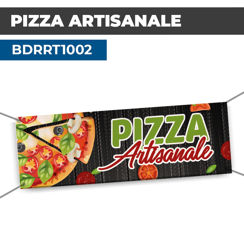 Banderole PIZZA ARTISANALE | Bache Publicitaire | Calicot