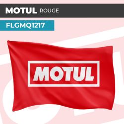 Drapeau MOTUL ROUGE | Pavillon | Marque Lubrifiant moteur