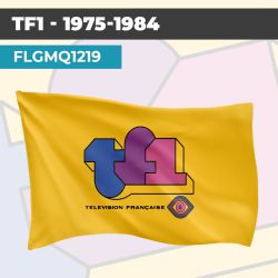 Drapeau TF1 - 1975-1984 | Pavillon | Marque Chaîne de Télévision