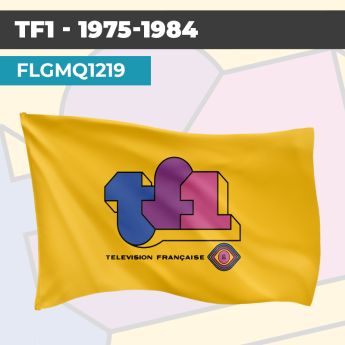 Drapeau TF1 - 1975-1984 | Pavillon | Marque Chaîne de Télévision