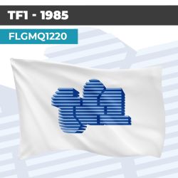 Drapeau TF1 - 1985 | Pavillon | Marque Chaîne de Télévision