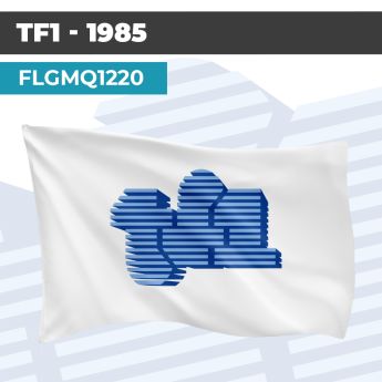 Drapeau TF1 - 1985 | Pavillon | Marque Chaîne de Télévision