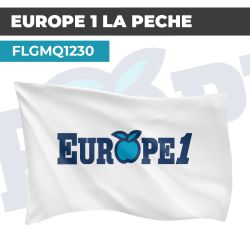 Drapeau EUROPE 1 LA PÊCHE | Pavillon | Marque Station de Radio