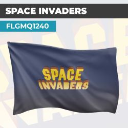 Drapeau SPACE INVADERS | Pavillon | Marque Jeux Vidéos