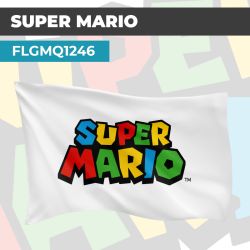 Drapeau SUPER MARIO | Pavillon | Marque Jeux Vidéos