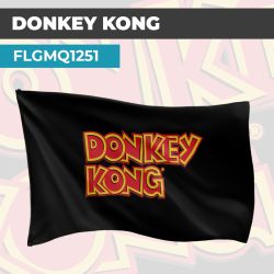 Drapeau DONKEY KONG ÉTOILES | Pavillon | Marque Jeux Vidéos