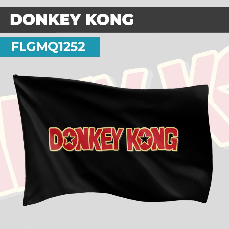 Drapeau DONKEY KONG | Pavillon | Marque Jeux Vidéos