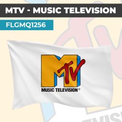 Drapeau MTV - MUSIC TELEVISION | Pavillon | Marque Chaîne de Télévision