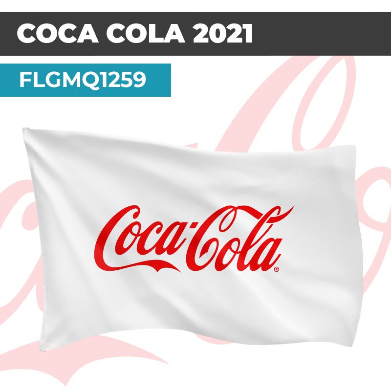 Drapeau COCA-COLA 2021 | Pavillon | Marque Boissons