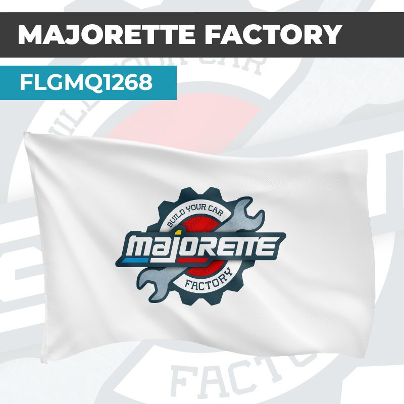 Drapeau MAJORETTE FACTORY | Pavillon | Marque Vintage