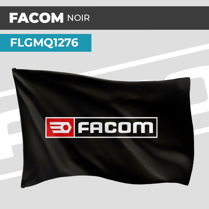 Drapeau FACOM NOIR | Pavillon | Marque d'Outillage