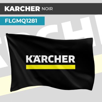 Drapeau KARCHER NOIR | Pavillon | Marque d'Outillage