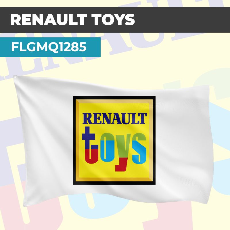 Drapeau RENAULT TOYS | Pavillon | Marque de Jeux