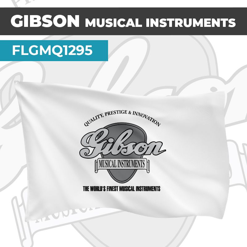 Drapeau GIBSON MUSICAL INSTRUMENTS | Pavillon | Marque de Guitare