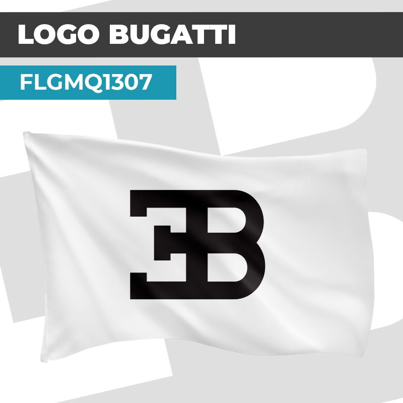 Drapeau LOGO BUGATTI | Pavillon | Marque Automobile