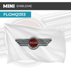 Drapeau MINI EMBLEME | Pavillon | Marque Automobile